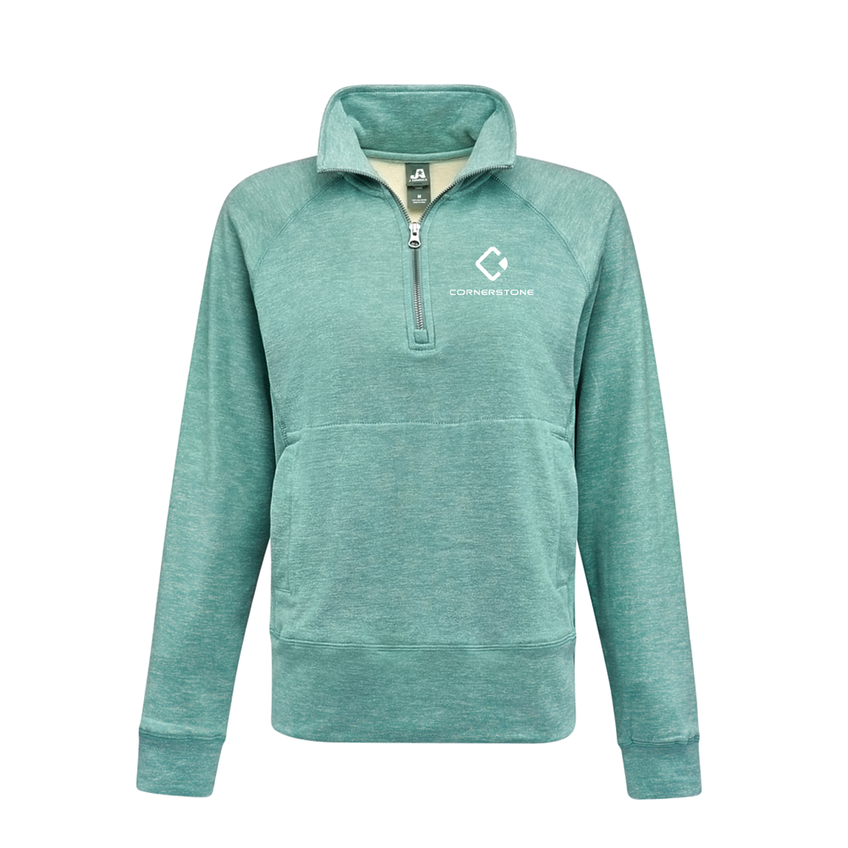 J.America Ladies Electric Fleece 1/4 Zip