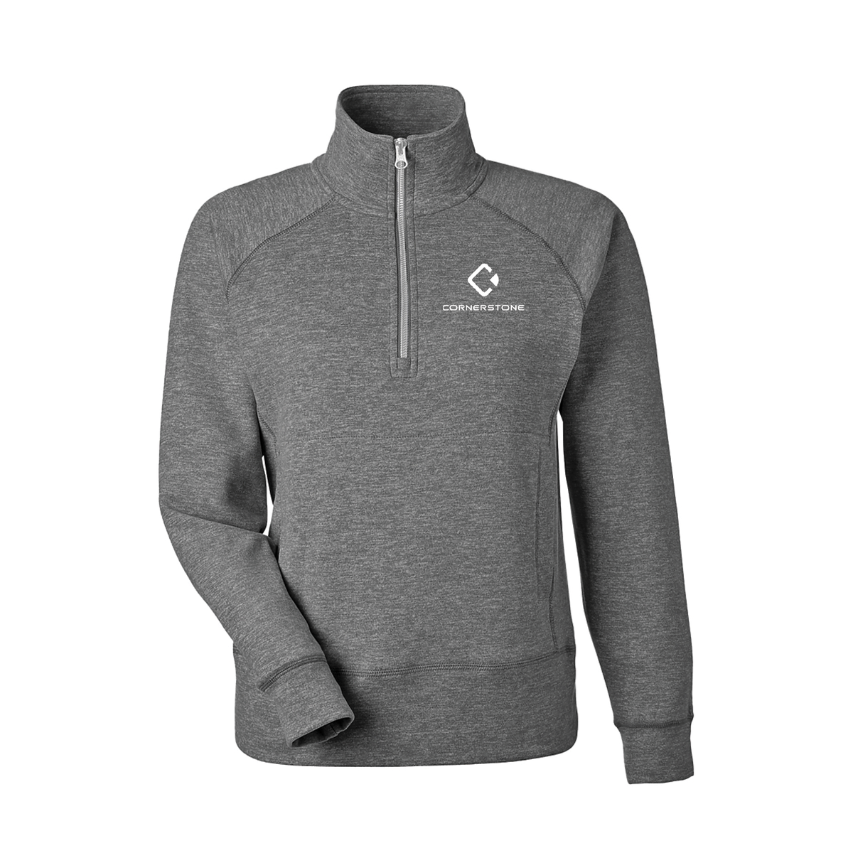 J.America Ladies Electric Fleece 1/4 Zip