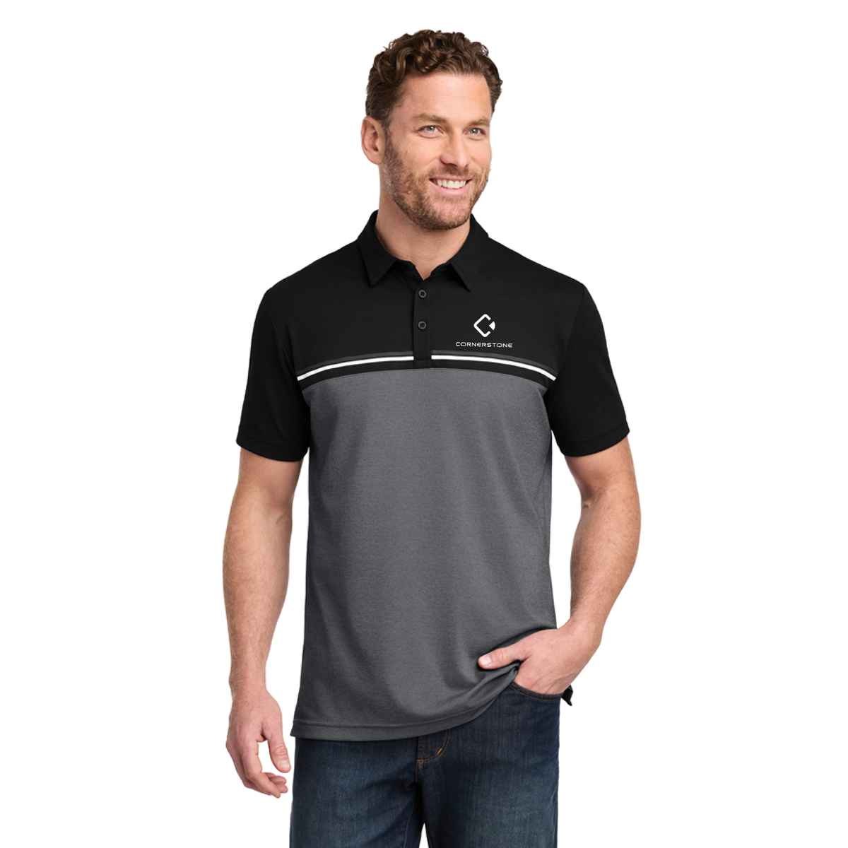 TravisMathew Sunset Blocked Polo