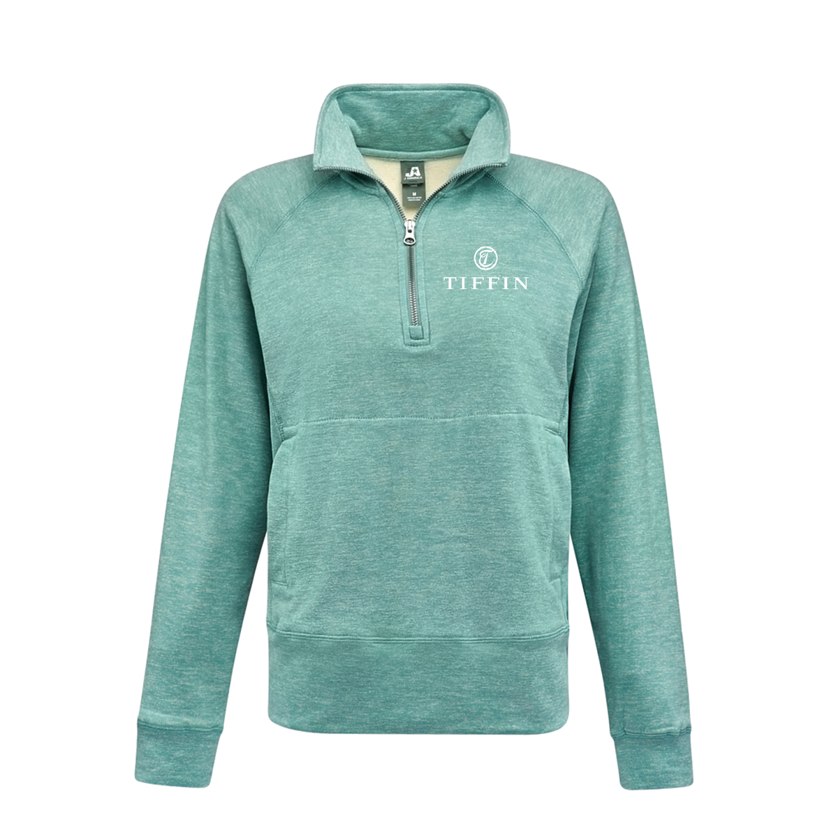J.America Ladies Electric Fleece 1/4 Zip